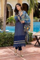 Azure Luxury Lawn Jacquard 3Pcs