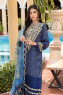 Azure Luxury Lawn Jacquard 3Pcs
