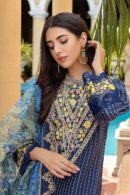 Azure Luxury Lawn Jacquard 3Pcs