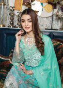 Adab Semi Stitched Chiffon 3pcs