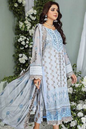 Sara Mehboob Semi Stitched 3pcs
